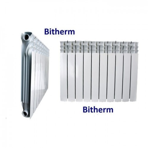 Біметалевий радіатор опалення BITHERM 50080 1 секція Біметалевий радіатор опалення BITHERM 50080 1 секція