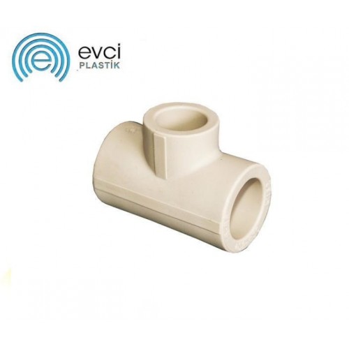 Трійник рівний PP-R Evci Plastik 50 Трійник рівний PP-R Evci Plastik 50
