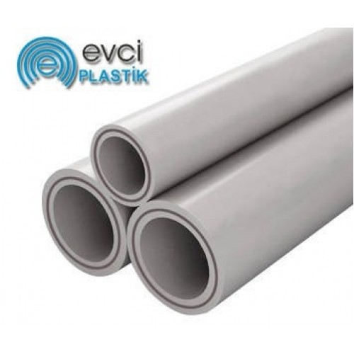 Труба скловолокно D 25 Fiber PP-R Evci Plastik PN 20 Труба скловолокно D 25 Fiber PP-R Evci Plastik PN 20