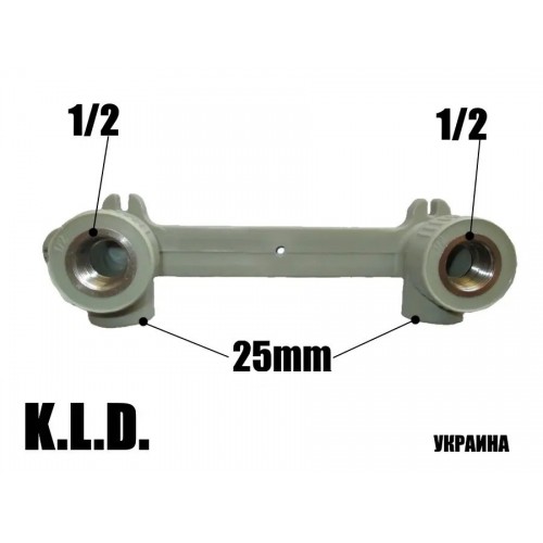 Планка монтажна PPR 25x12F KLD Планка монтажна PPR 25x12F KLD