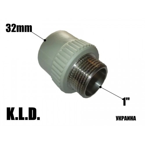 Муфта поліпропіленова ЗР 32x1 KLD Муфта поліпропіленова ЗР 32x1 KLD