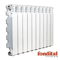 Біметалевий радіатор опалення Fondital Alustal 500100 4 секції