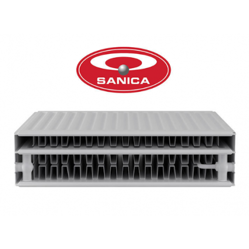Радіатор опалення сталевий Sanica 33 тип 500x900бок підкл Радіатор опалення сталевий Sanica 33 тип 500x900бок підкл