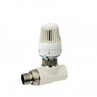 Кран PPR термостатичний з термоголовой прямий 25x34
