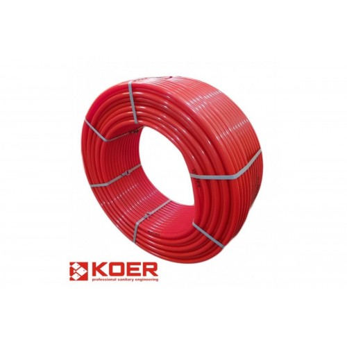 Труба для водяної теплої підлоги Koer PERT 1620 з кисневим барєром EVOH 400муп Труба для водяної теплої підлоги Koer PERT 1620 з кисневим барєром EVOH 400муп