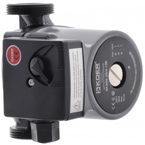 Насос циркуляційний відцентр KOER KPGRS-254-130 KP0250 Насос циркуляційний відцентр KOER KPGRS-254-130 KP0250