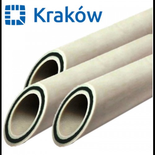 Труба PPR Krakow Fiber БАЗАЛЬТ PN20 20x34 Труба PPR Krakow Fiber БАЗАЛЬТ PN20 20x34