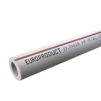 Труба EUROPRODUCT PPR Композит Алюміній 32x54 40 муп